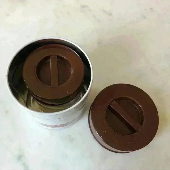 Vintage set of two MC made in Japan nesting  tins with lids - Picture 8 of 9